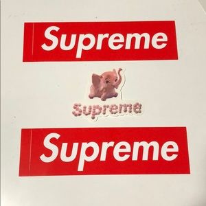 3 new Supreme stickers